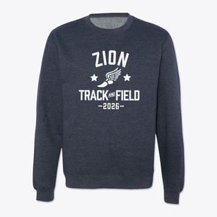 Zion Lutheran School Track and Field Crewneck Sweatshirt
