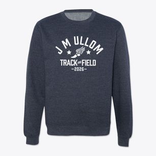 J M Ullom Elementary School Track and Field Crewneck Sweatshirt
