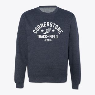 Cornerstone Christian School Track and Field Crewneck Sweatshirt
