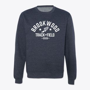 Brookwood Middle School Track and Field Crewneck Sweatshirt