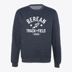 Berean Junior Academy Track and Field Crewneck Sweatshirt