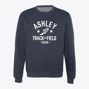 Ashley Elementary School Track and Field Crewneck Sweatshirt