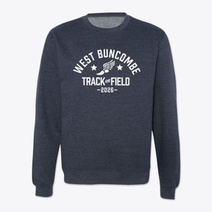 West Buncombe Elementary School Track and Field Crewneck Sweatshirt