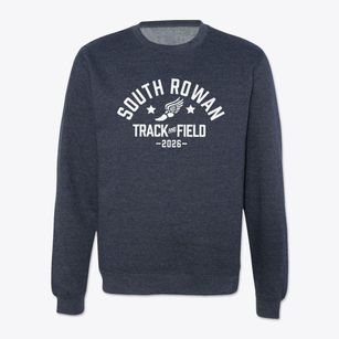 South Rowan High School Track and Field Crewneck Sweatshirt