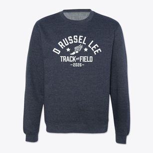 D Russel Lee Career Center Track and Field Crewneck Sweatshirt