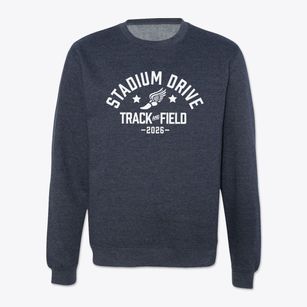 Stadium Drive Elementary School Track and Field Crewneck Sweatshirt
