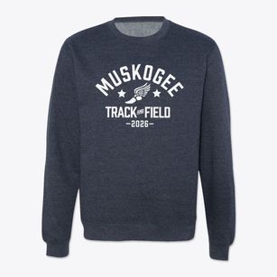 Muskogee High School Track and Field Crewneck Sweatshirt