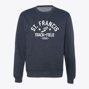 Saint Francis Of Assisi School Track and Field Crewneck Sweatshirt