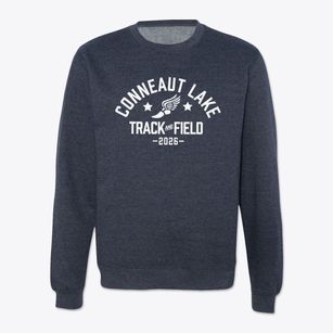 Conneaut Lake High School Track and Field Crewneck Sweatshirt