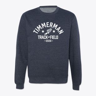 Timmerman School Forest Acres Track and Field Crewneck Sweatshirt