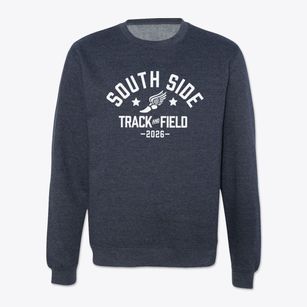South Side High School Track and Field Crewneck Sweatshirt