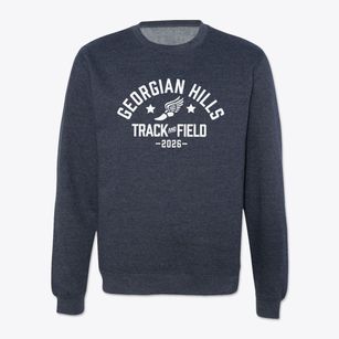 Georgian Hills Elementary School Track and Field Crewneck Sweatshirt