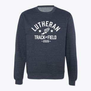 Lutheran High School San Antonio Track and Field Crewneck Sweatshirt