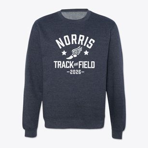 Norris Middle School Track and Field Crewneck Sweatshirt