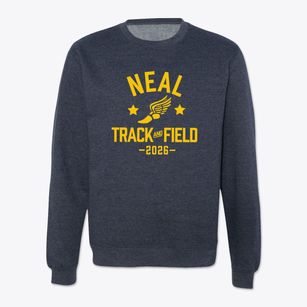 Neal Elementary School Track and Field Crewneck Sweatshirt