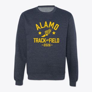 Alamo Junior High School Track and Field Crewneck Sweatshirt