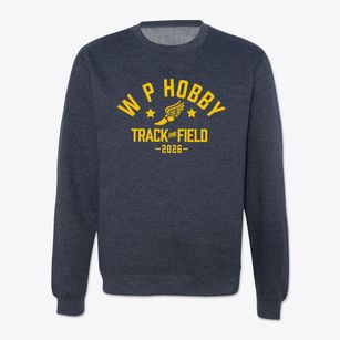 W P Hobby Elementary School Track and Field Crewneck Sweatshirt