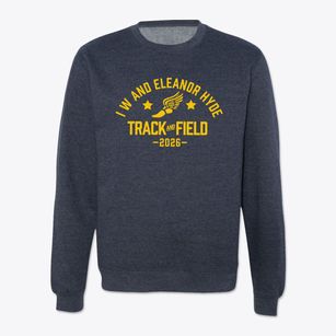 I W And Eleanor Hyde Elementary School Track and Field Crewneck Sweatshirt