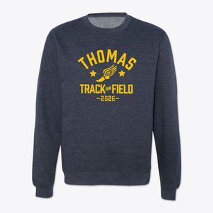 Thomas C Mcswain Elementary School Track and Field Crewneck Sweatshirt