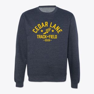 Cedar Lane Center Track and Field Crewneck Sweatshirt