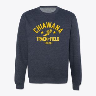 Chiawana High School Track and Field Crewneck Sweatshirt