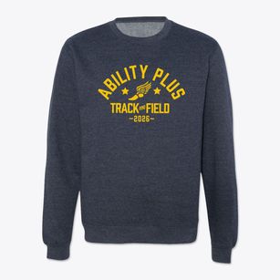 Ability Plus School Track and Field Crewneck Sweatshirt