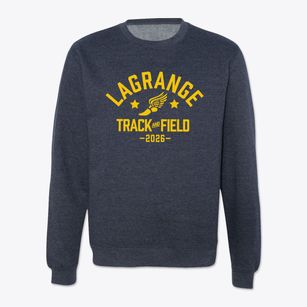 Lagrange Elementary School Track and Field Crewneck Sweatshirt