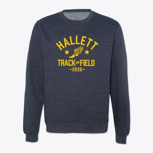 Hallett Elementary School Track and Field Crewneck Sweatshirt