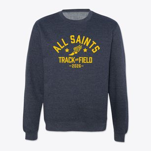 All Saints Catholic School Track and Field Crewneck Sweatshirt