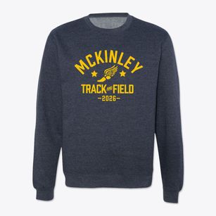 Mckinley Elementary School Track and Field Crewneck Sweatshirt
