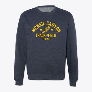 Mcneil Canyon Elementary School Track and Field Crewneck Sweatshirt