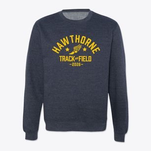 Hawthorne High School Track and Field Crewneck Sweatshirt