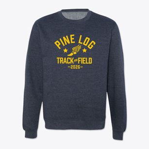 Pine Log Elementary School Track and Field Crewneck Sweatshirt