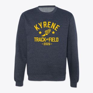 Kyrene De Las Lomas Elementary School Track and Field Crewneck Sweatshirt