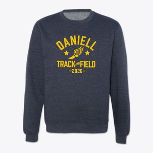 Daniell Middle School Track and Field Crewneck Sweatshirt