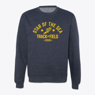 Star Of The Sea Elementary School Track and Field Crewneck Sweatshirt