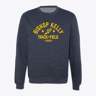 Bishop Kelly High School Track and Field Crewneck Sweatshirt