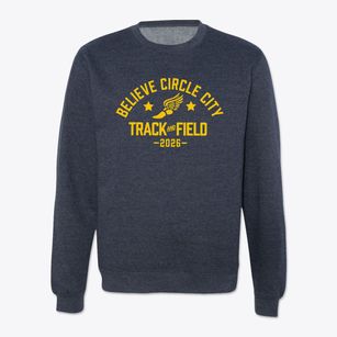 Believe Circle City Track and Field Crewneck Sweatshirt