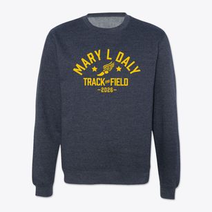 Mary L Daly Elementary School Track and Field Crewneck Sweatshirt