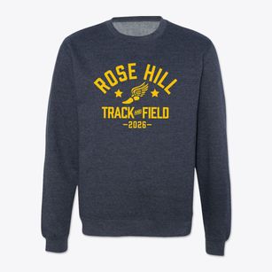 Rose Hill High School Track and Field Crewneck Sweatshirt