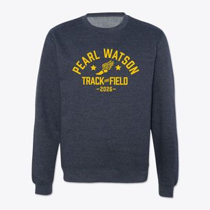 Pearl Watson Elementary School Track and Field Crewneck Sweatshirt