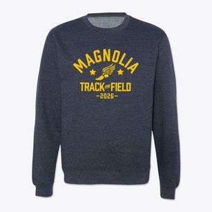 Magnolia Elementary School Track and Field Crewneck Sweatshirt