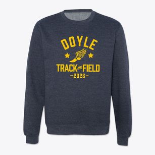 Doyle High School Track and Field Crewneck Sweatshirt
