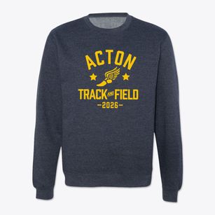 Acton Elementary School Track and Field Crewneck Sweatshirt