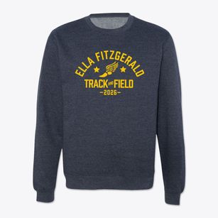 Ella Fitzgerald Elementary School Track and Field Crewneck Sweatshirt