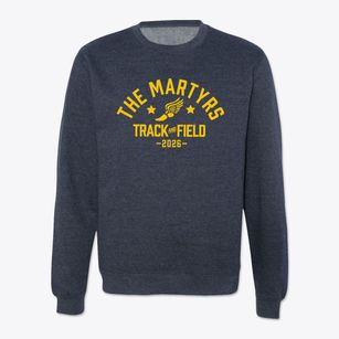 The Martyrs Of Uganda Catholic Academy Track and Field Crewneck Sweatshirt