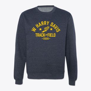 W Harry Davis Academy Track and Field Crewneck Sweatshirt