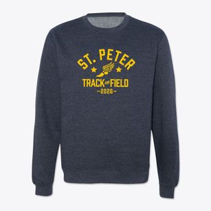 Saint Peter Catholic School Track and Field Crewneck Sweatshirt