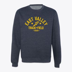 East Valley Elementary School Track and Field Crewneck Sweatshirt