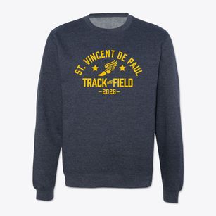 Saint Vincent De Paul School Track and Field Crewneck Sweatshirt